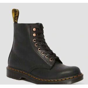 Dr. Martens 1460 Pascal Black Boot Soapstone +hi Suede WP EU 42 US L 10 US M 9